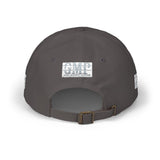 GMP 'God Money Power' Distressed Classic Dad Cap — White Baseball Hat