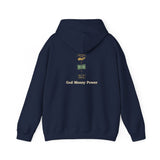 God • Money • Power Hoodie — Minimal Faith & Ambition Graphic Hoodie