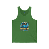 God Money Power Tank Top — Bold Graphic Faith & Hustle Sleeveless Tee