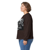 Angel Of Death Long Sleeve Tee — Dark Fantasy Angel & Serpent Graphic
