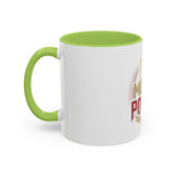 God Money Power Accent Coffee Mug — Motivational Faith & Wealth Design (11/15 oz)