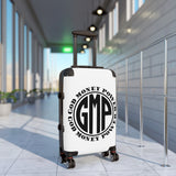 Suitcase — 'GMP (God Money Power)' Monogram Carry-On Luggage