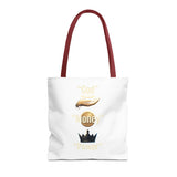 Inspirational 'God, Money, Power' Graphic Tote Bag