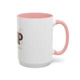 GMP 'God Money Power' Accent Coffee Mug — 11/15 oz Inspirational Ceramic