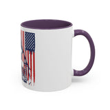 God, Money, Power Coffee Mug — Patriotic Street Art Accent Mug (11/15oz)