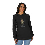 God Money Power Raglan Sweatshirt — Faith & Ambition Graphic Crewneck