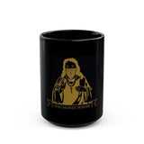 God Money Power Black Mug — 11oz/15oz Ceramic Coffee Cup