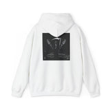 Angel Of Death Hoodie — Gothic Black & White Graphic Sweatshirt