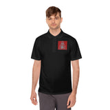 Polo Shirt — Religious Graphic 'God Money Power' Chest & Back Print