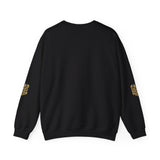 God Money Power Crewneck Sweatshirt — Patriotic American Flag Graphic