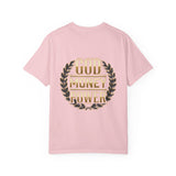God Money Power T-Shirt — Bold Gold Laurel Graphic Tee