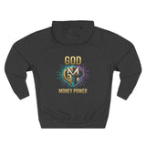 Three-Panel Fleece Hoodie