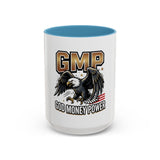 GMP ‘God Money Power’ Accent Coffee Mug - Bold Eagle Graphic 11/15oz