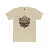 T‑Shirt — "God Money Power" Vintage Crest Graphic Tee