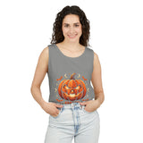 Halloween Pumpkin Tank Top — “God Money Power”