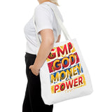 Tote Bag — GMP: God Money Power Bold Graphic Tote