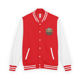 Letterman Jacket — 'God Money Power' Retro Crest Varsity Jacket