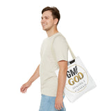GMP God Tote Bag - 'GOD' Gold Emblem Canvas Tote
