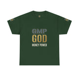 GMP GOD Money Power T-Shirt — Bold Gold Logo Tee