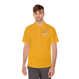 God Money Power Pyramid Polo — Men's Spiritual Graphic Sport Polo