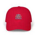 Classic Dad Cap – 'God Money Power' Embroidered Baseball Hat
