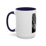 Angel Of Death- Gothic Grim Reaper & Serpent Accent Coffee Mug — Dark Fantasy Skull Art