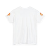 God Money Power (GMP) Logo T-Shirt — Retro Orange Circle Graphic Tee