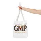 GMP 'God Money Power' Graphic Tote Bag