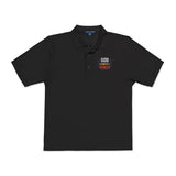 Embroidered Polo Shirt — Colorful Floral 'Hope Grows Here' Logo
