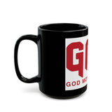 GMP Black Coffee Mug – Bold Red "Good Money Power" Logo (11oz & 15oz)