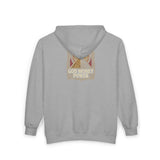 God Money Power Zip Hoodie — Vintage Inspirational Faith & Prosperity Sweatshirt