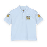 Youth Polo Shirt – GMP GOD Money Power Graphic