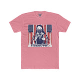 Patriotic Bandana Skull Tee – "Made America Stronger" Graphic T-Shirt