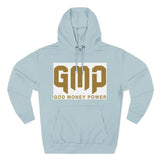 GMP Hoodie — "God Money Power" Bold Gold Graphic Fleece Pullover