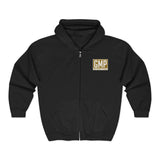 GMP God Money Power Zip Hoodie — Black Full‑Zip Sweatshirt