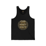 God Money Power Tank — Inspirational Faith & Hustle Graphic Tank Top