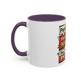 Put GOD First Hustle For The MONEY Accent Coffee Mug — Motivational Faith & Success Gift (11/15 oz)