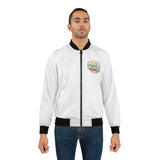 Bomber Jacket — "God Money Power" Graphic Bomber Jacket