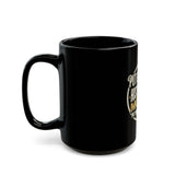 Motivational Coffee Mug — “Put God First, Hustle for the Money” Inspirational Black Mug (11oz/15oz)