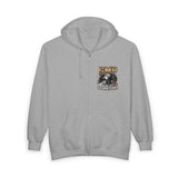 God Money Power (GMP) Zip Hoodie — Vintage Eagle Graphic
