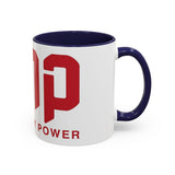 GMP Coffee Mug — Good Money Power Red Accent Ceramic Mug (11/15oz)