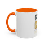GMP GOD Money Power Accent Coffee Mug — Motivational Office Gift (11/15oz)