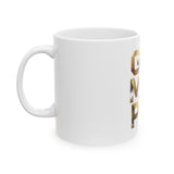 God Money Power Ceramic Mug – GVP Inspirational Coffee Cup (11oz/15oz)