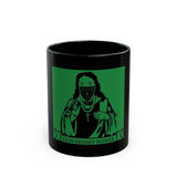 God Money Power Black Mug — Religious Urban Icon Coffee Cup (11oz/15oz)
