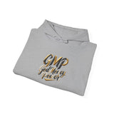 God Money Power (GMP) Hoodie – Inspirational Gold Script Pullover