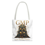 GMP 'Gold Money Power' Tote Bag — Luxurious King on Throne All-Over Print