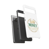 Phone Case — "God Money Power" Inspirational Religious Design