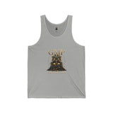 GMP Gold Throne Tank Top — Luxe Mythic Graphic Jersey Tank