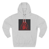 Red Devil Graphic Hoodie — Vintage Occult Illustration Sweatshirt