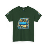 God Money Power T-Shirt — Bold Christian Faith & Prosperity Graphic Tee